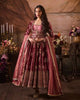 Classic Japan Satin Anarkali with Dupatta set