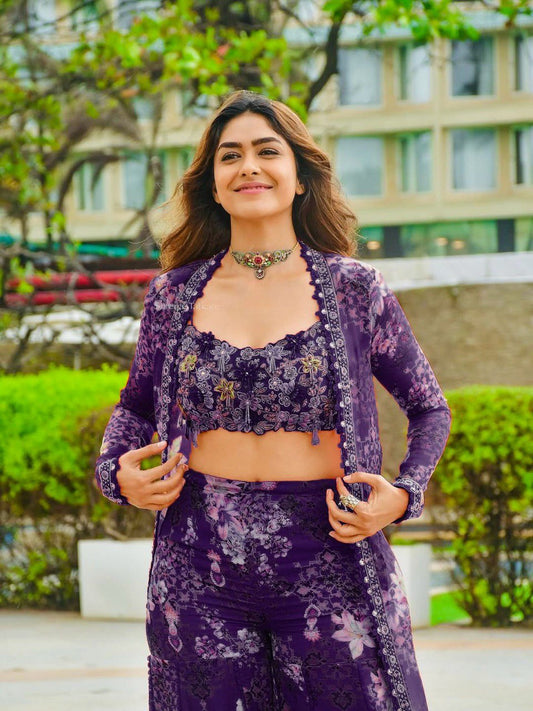 Bollywood-KD Designer Sharara Set with Shrug