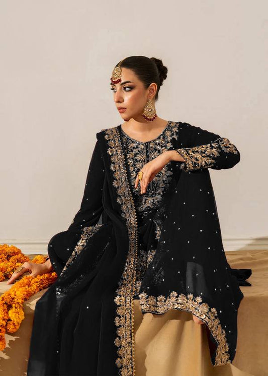Fully Stitched Maroon Faux Georgette Kurta Plazo Dupatta Set with Intricate Coding and Rivet Moti Embellishments