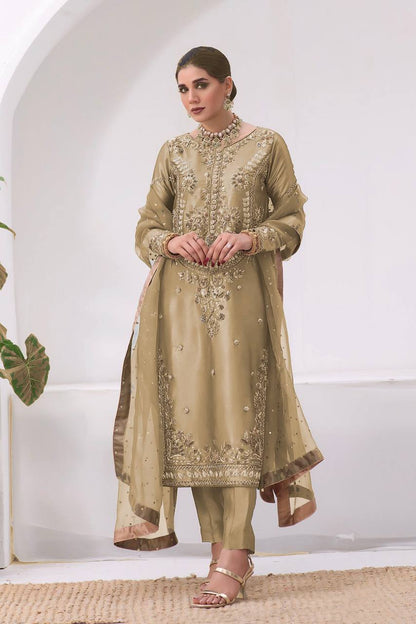 Priti -HK Kurta Set in Jimmy Choo Silk