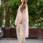 Designer Party Wear Pure Chiffon Georgette Top and Farshi Palazzo Set with Dupatta