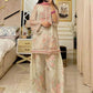 Designer Party Wear Pure Chiffon Georgette Top and Farshi Palazzo Set with Dupatta