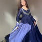Moonlight Muse Designer Gown and Pant Duo with Intricate Embroidery