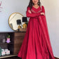 Moonlight Muse Designer Gown and Pant Duo with Intricate Embroidery