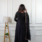 Moonlight Muse Designer Gown and Pant Duo with Intricate Embroidery