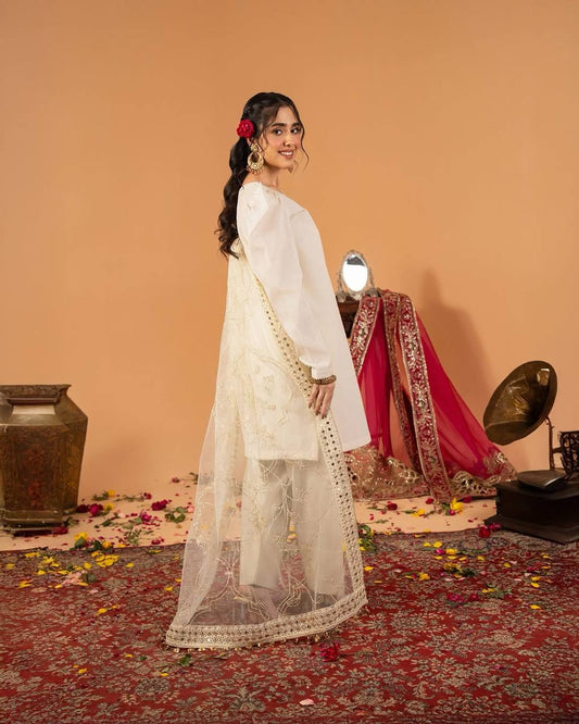 Rishika-MC Heavy Natural Crep Silk Farshi salwar set