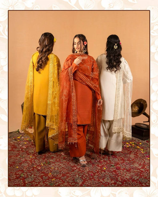 Rishika-MC Heavy Natural Crep Silk Farshi salwar set