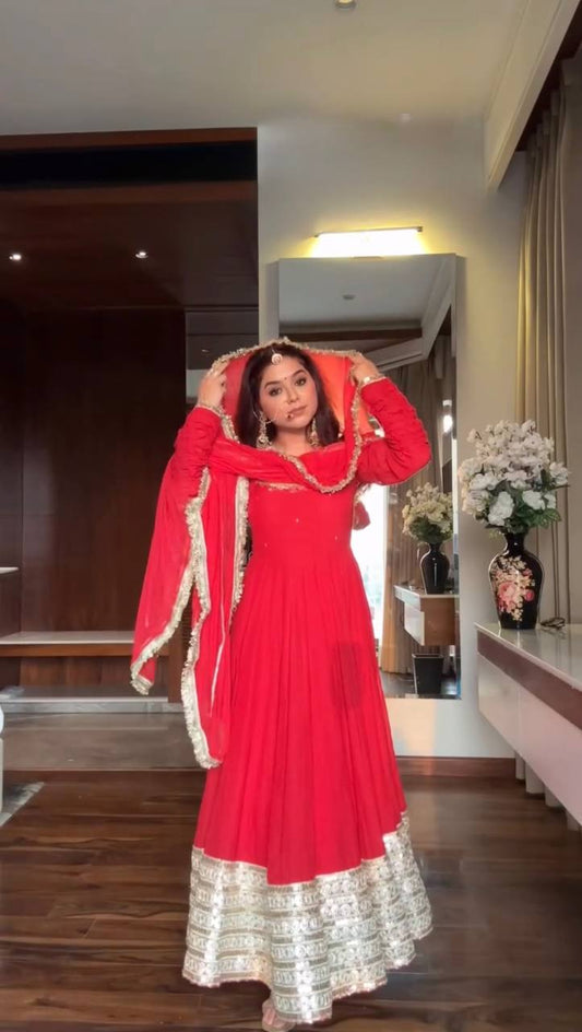 Neha -RT Designer Anarkali Set with Embroidery