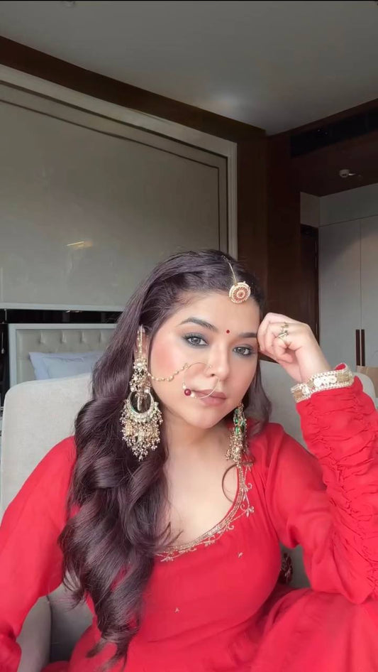 Neha -RT Designer Anarkali Set with Embroidery