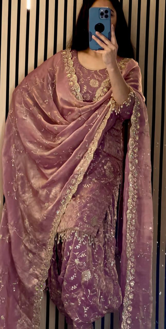 Manvi-MF Pure Frendy Silk Patiyala Suit