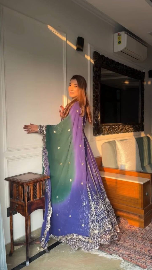 Saanvi-RT Kurti Lehngha set with duptta