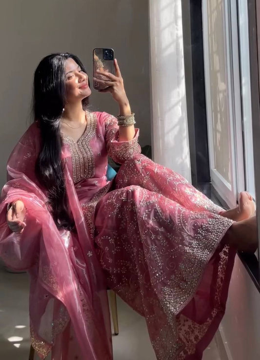 Samaya-PD Pur Jimmy Choo Top-Plazzo set