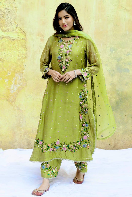 Kajal-NSR Heavy Faux Georgette Kurti Plazzo set