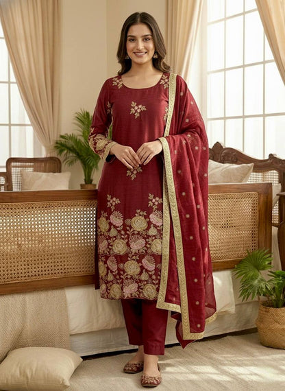 Kaveri-NSR  In Pure Heavy Organza poly silk Plazzo set