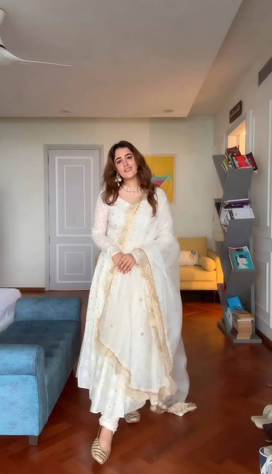 Ananya-TD Faux Blooming   top pent dupatta set