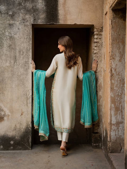 Trupti-PD Pure Gmy Silk Top Plazzo & Dupatta Set Aarohi Clothing