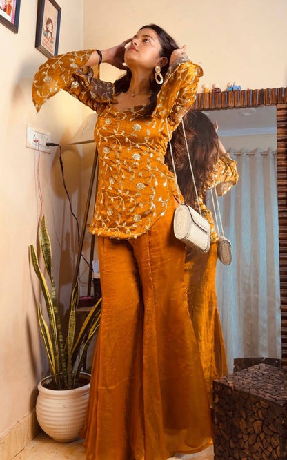 Jiya-ZF Fandy Silk Top & Palazzo ZF - NSR