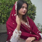 New Designer Party Look in Heavy Chinon Silk with Fancy Dupatta and Embroidery Work