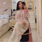 Designer Party Wear Pure Chiffon Georgette Top and Farshi Palazzo Set with Dupatta