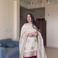 New Designer Party Wear Chinon Silk Top with Plazzo and Embroidered Dupatta