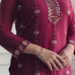 Designer Party Wear Look: Heavy Star Georgette Top and Pant with Moti Embroidery and Dupatta