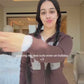 Designer Party Wear Farsi Top and Salwar Set with Fancy Dupatta and Heavy Embroidery Maroon