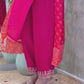 Designer Party Wear Top and Bottom Set with Fancy Dupatta and Embroidery Work