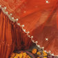 Festive Designer Wear: Orange Chinon Silk Top with Sharara and Stylish Dupatta