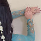 Premium Designer Blue Party Wear Set in Heavy Fox Georgette with Intricate Embroidery and Moti Work