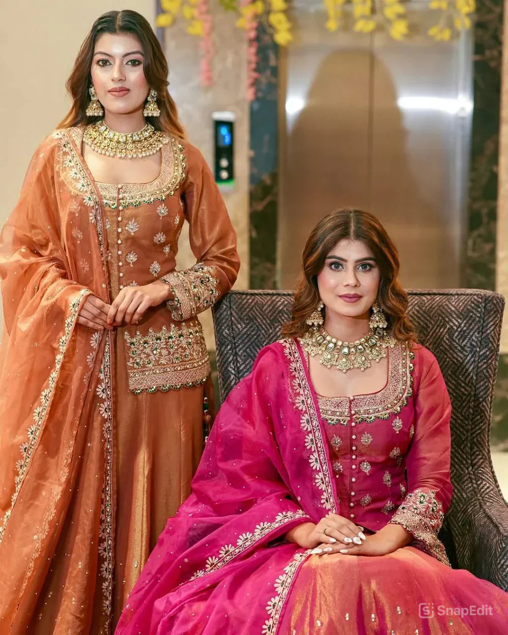 Premium Luxurious Hevay Ethnic Suit Set with Exquisite Embroidery Work - Jaipur Blossom
