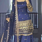 New Designer Party Wear Top and Plazzo Set with Fancy Dupatta and Heavy Embroidery