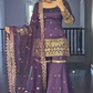 New Designer Party Wear Top and Plazzo Set with Fancy Dupatta and Heavy Embroidery